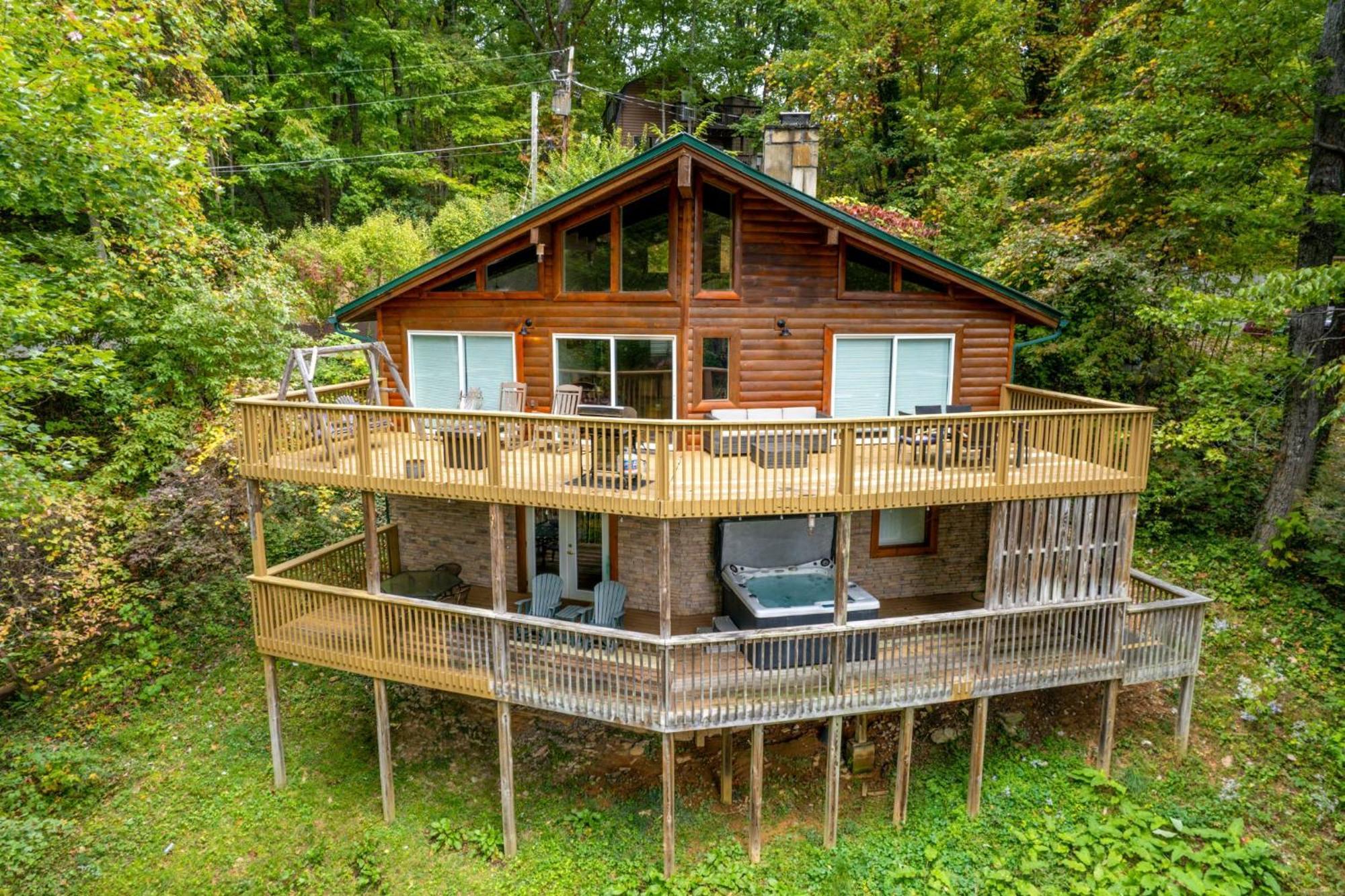 Grand Ole Chalet - Mt Viewsfireplacefirepitarcade Gatlinburg Exterior photo